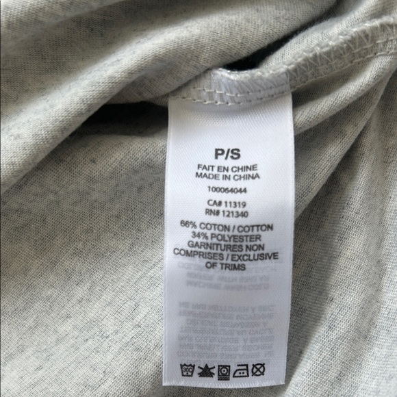 Dynamite Light Gray Tshirt Dress - Size S - Picture 3 of 5